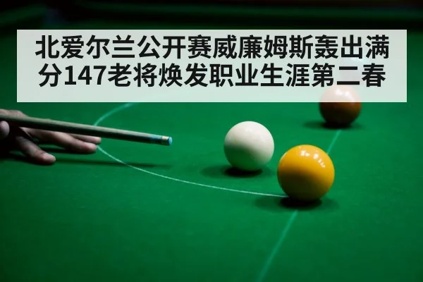 北爱尔兰公开赛威廉姆斯轰出满分147老将焕发职业生涯第二春